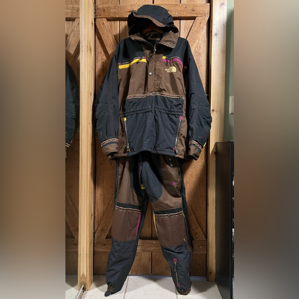 ☃️Vintage 90s The North Face Snowsuit w/ Ultrex by Burlington Shell Men's Size M